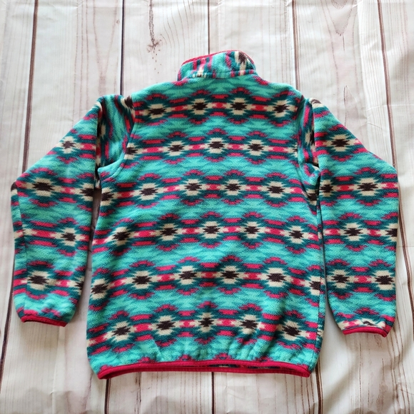 Patagonia Synchilla "Wild Desert' Fleece Pullover Rare Colorful | Women's Size M - Picture 7 of 12